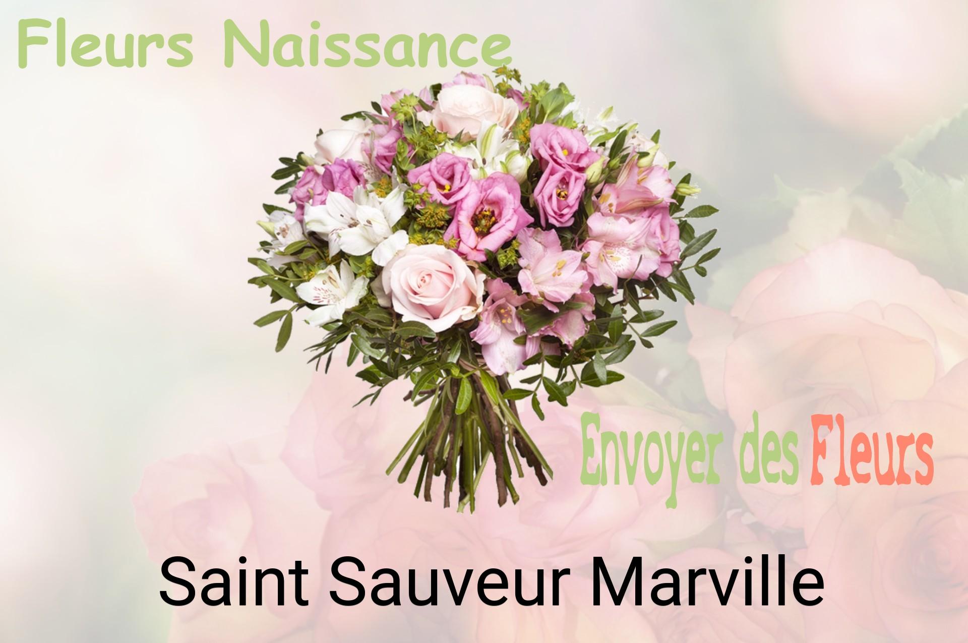 Bouquet de fleurs de naissance livré à Saint-Sauveur-Marville